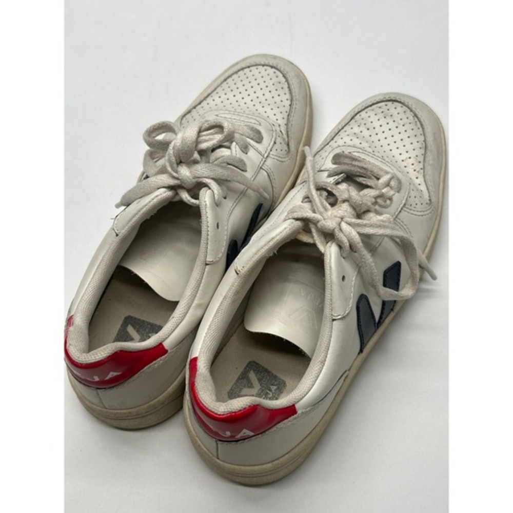 VEJA Sneakers Women's‎ Size 9 White Leather Low Top Casual Lace-Up Shoes - Picture 8 of 9